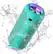 Front. Ortizan - Portable Bluetooth Speaker,IPX7 Waterproof,24W Loud Stereo Sound,Bluetooth 5.3, 30H Playtime,TWS Pairing for Home,Party - Blue Green.