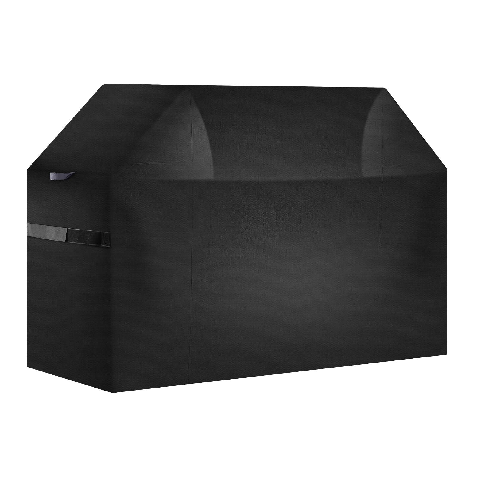 Alt View 5. VEVOR - Grill Cover, 65 inch BBQ Covers for Outdoor Grills, Fade Resistant, Weather Resistant Heavy Duty 600D Polyester - Black Fabric, White Reflective Strips.