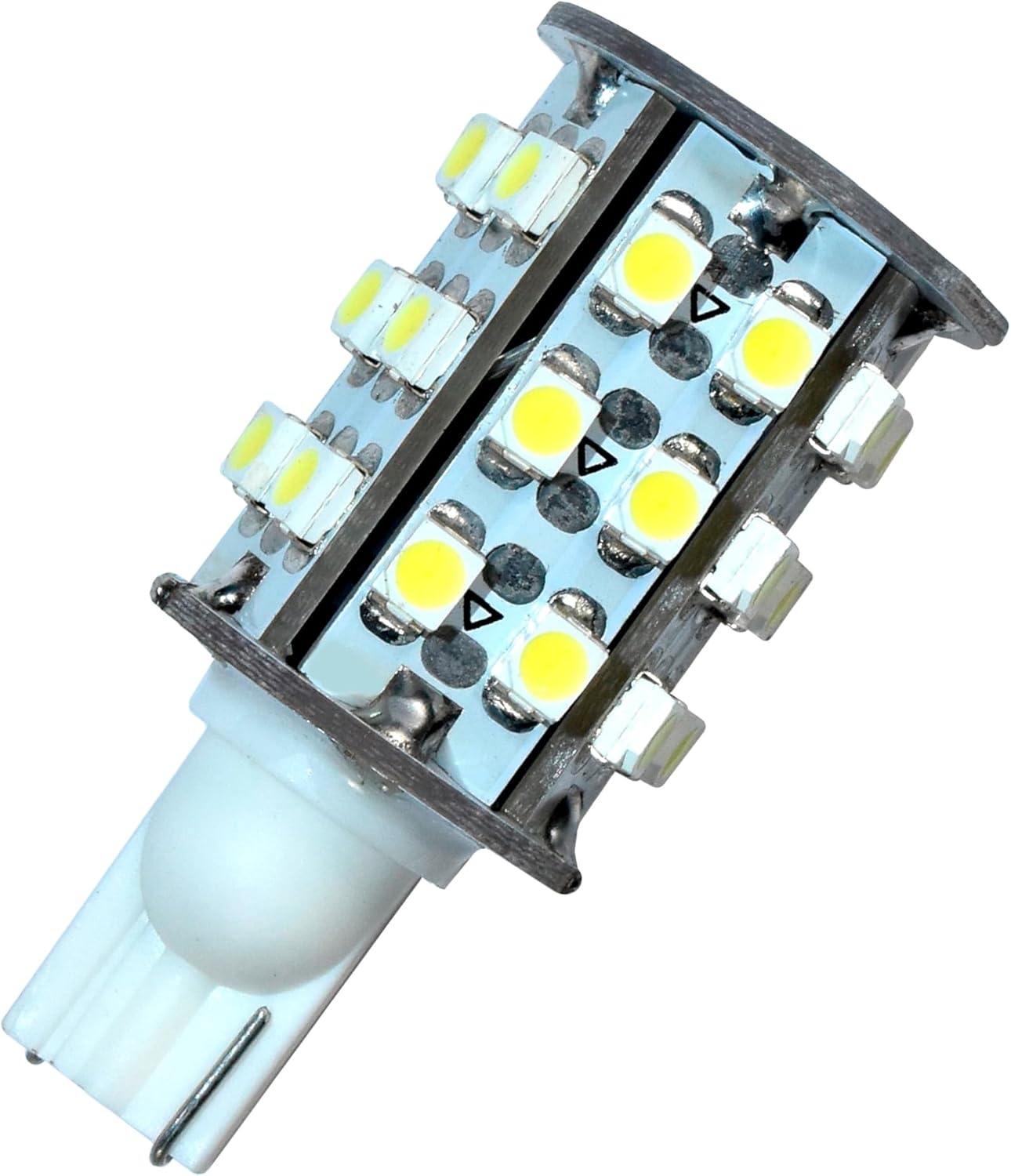 Alt View 5. HQRP - HQRP T10 Wedge Base 30 LEDs SMD 3528 LED Bulbs Warm White for #194#168 W5W RV Interior/Ceiling/Porch Lights Replacement.