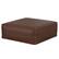 Angle. Simpli Home - Brody Extra Large Coffee Table Pouf - Distressed Dark Brown.