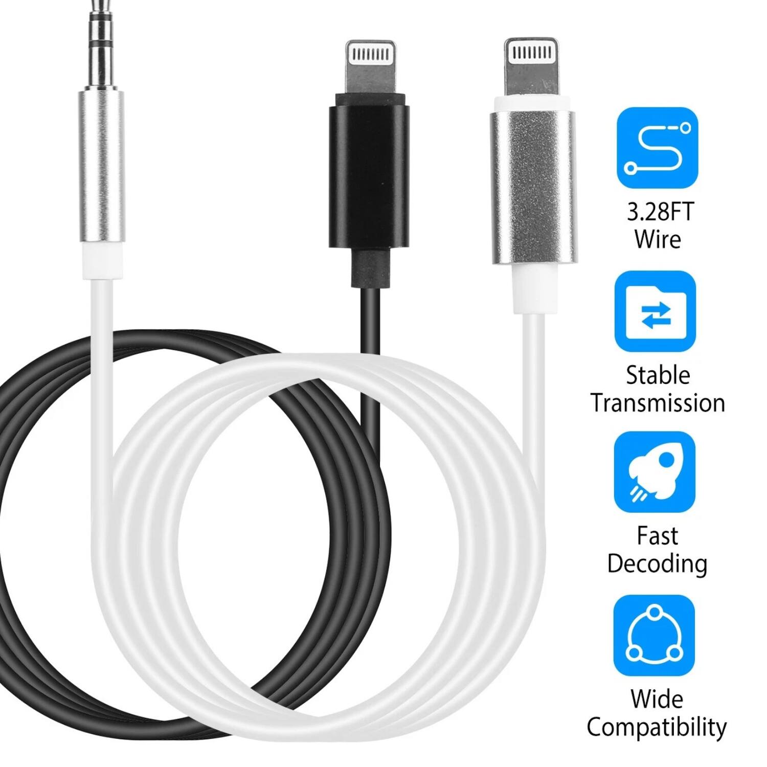 3.28FT Wire  
Stable Transmission  
Fast Decoding  
Wide Compatibility