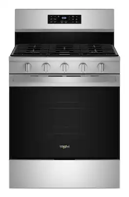 Whirlpool - 5.0 Cu. Ft. Freestanding Single Gas Range with Air Fry and Air Baking - Stainless Steel