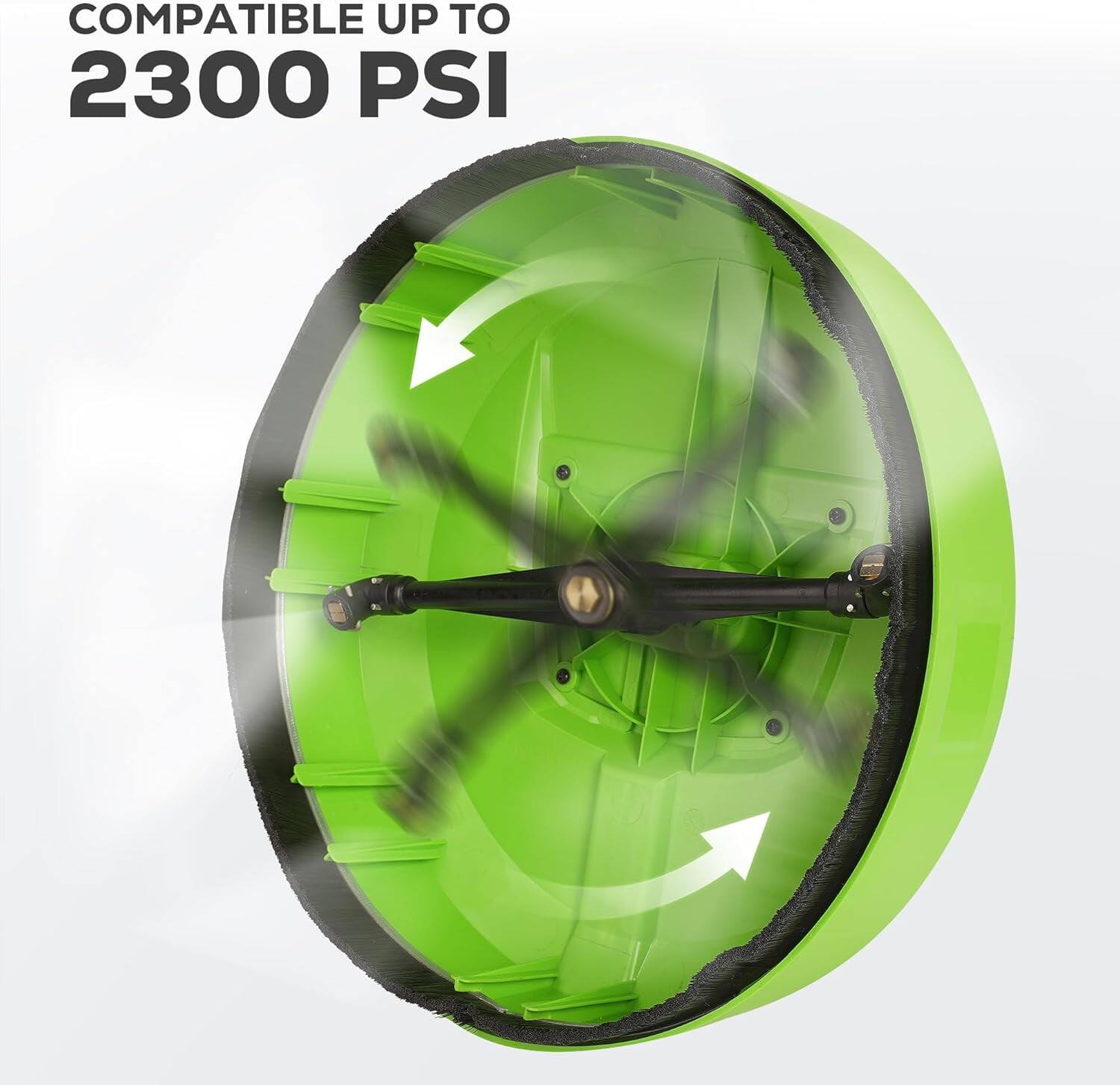 COMPATIBLE UP TO  
2300 PSI