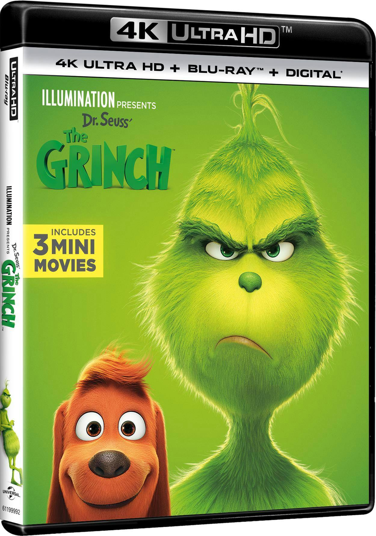 Angle. Dr. Seuss' The Grinch   - 4K Blu-Ray.