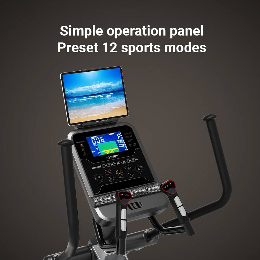 Simple operation panel  
Preset 12 sports modes