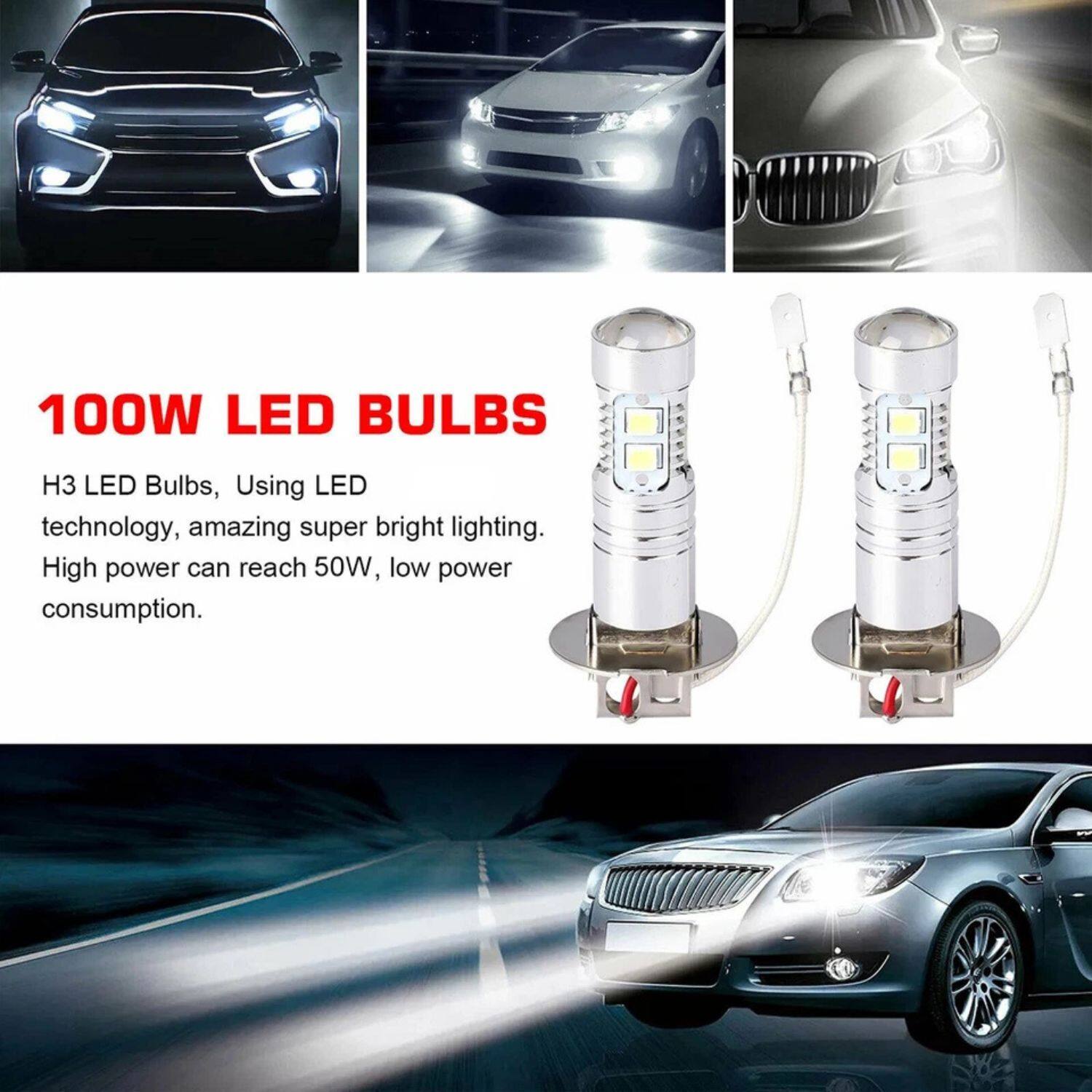 100W LED BULBS

H3 LED Bulbs, Using LED technology, amazing super bright lighting. High power can reach 50W, low power consumption.
