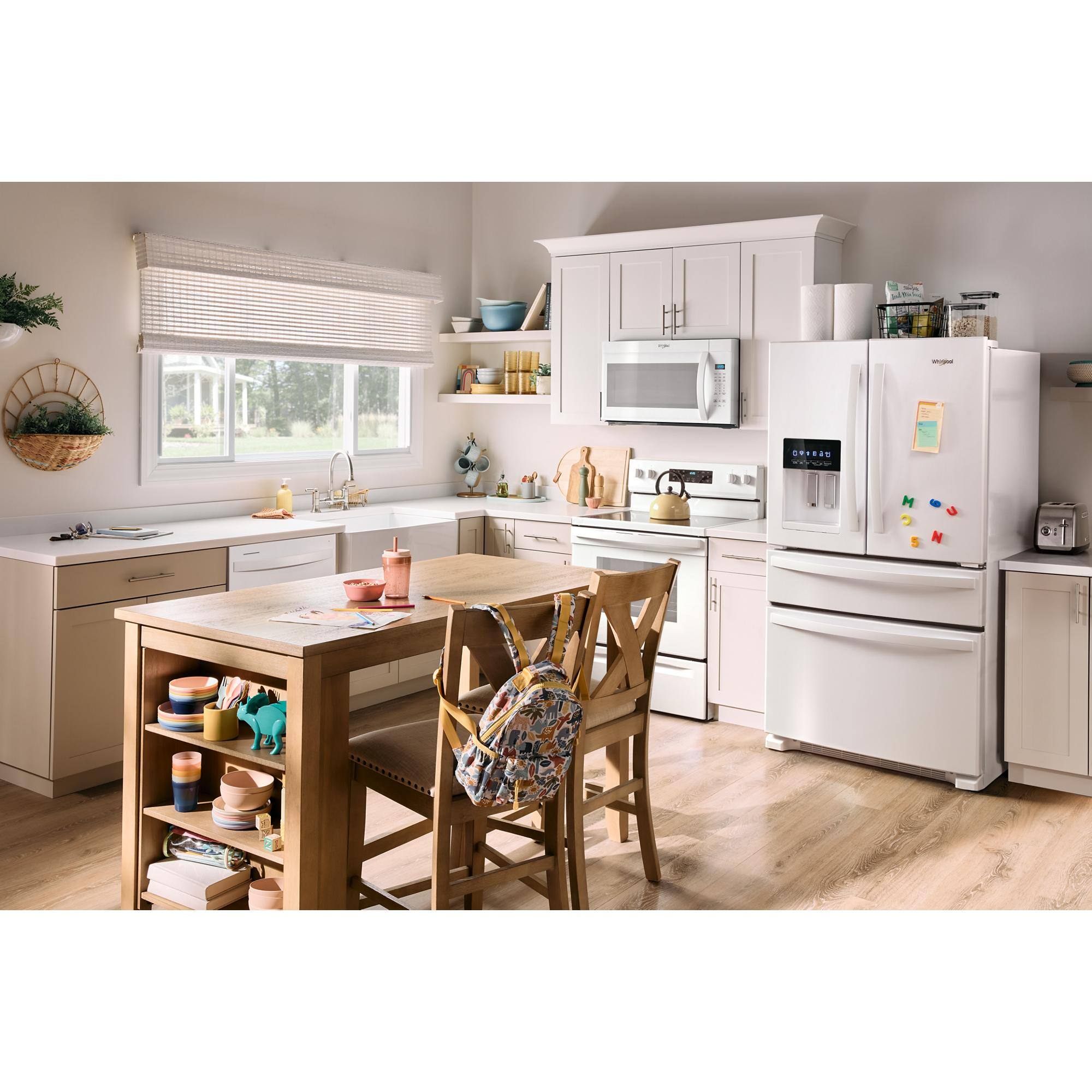 Alt View 11. Whirlpool - 24.5 Cu. Ft. French Door Refrigerator with Two-Tier Freezer Storage - White.