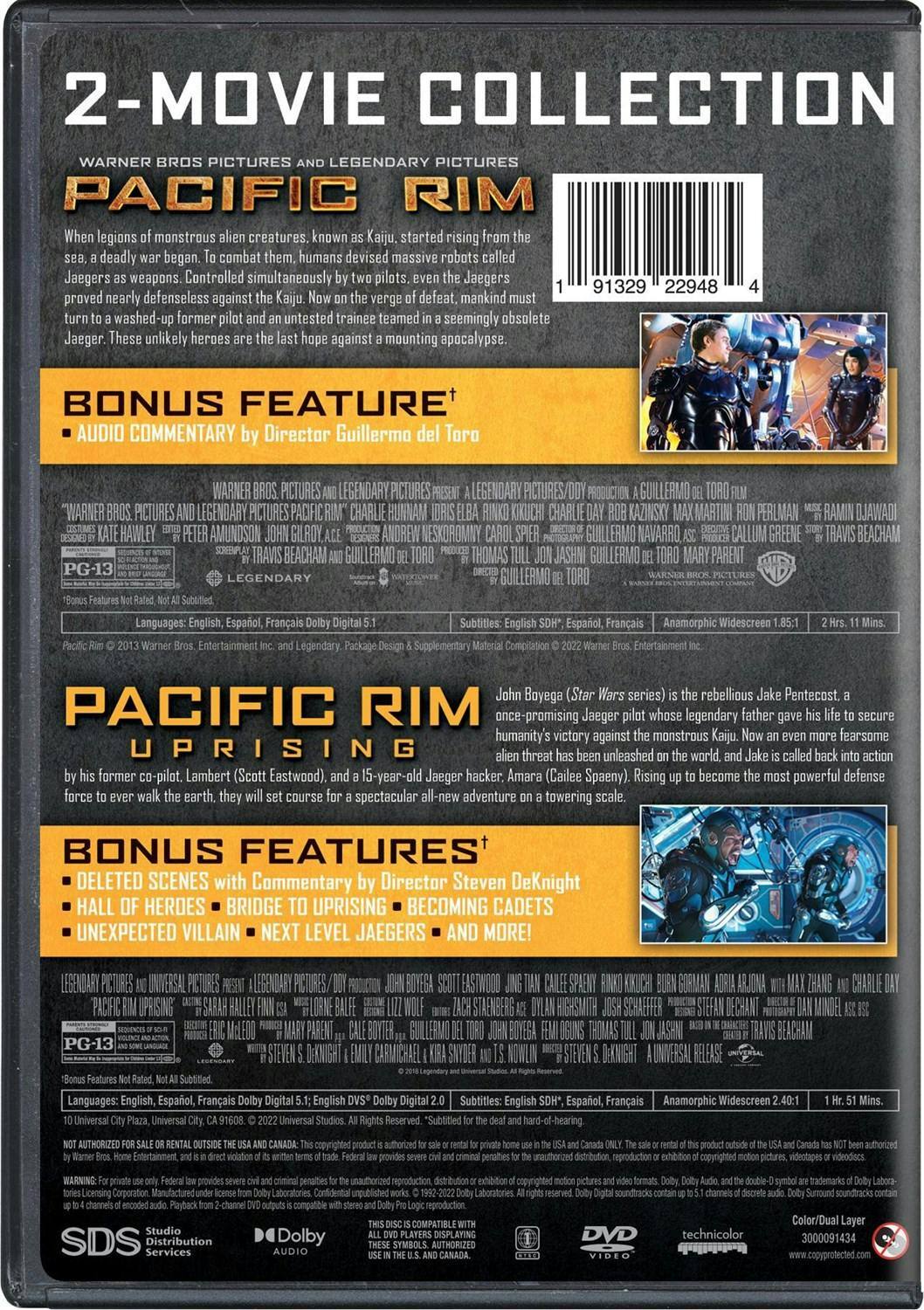 Pacific Rim: 2 Movie Collection DVD [Standard] - Best Buy