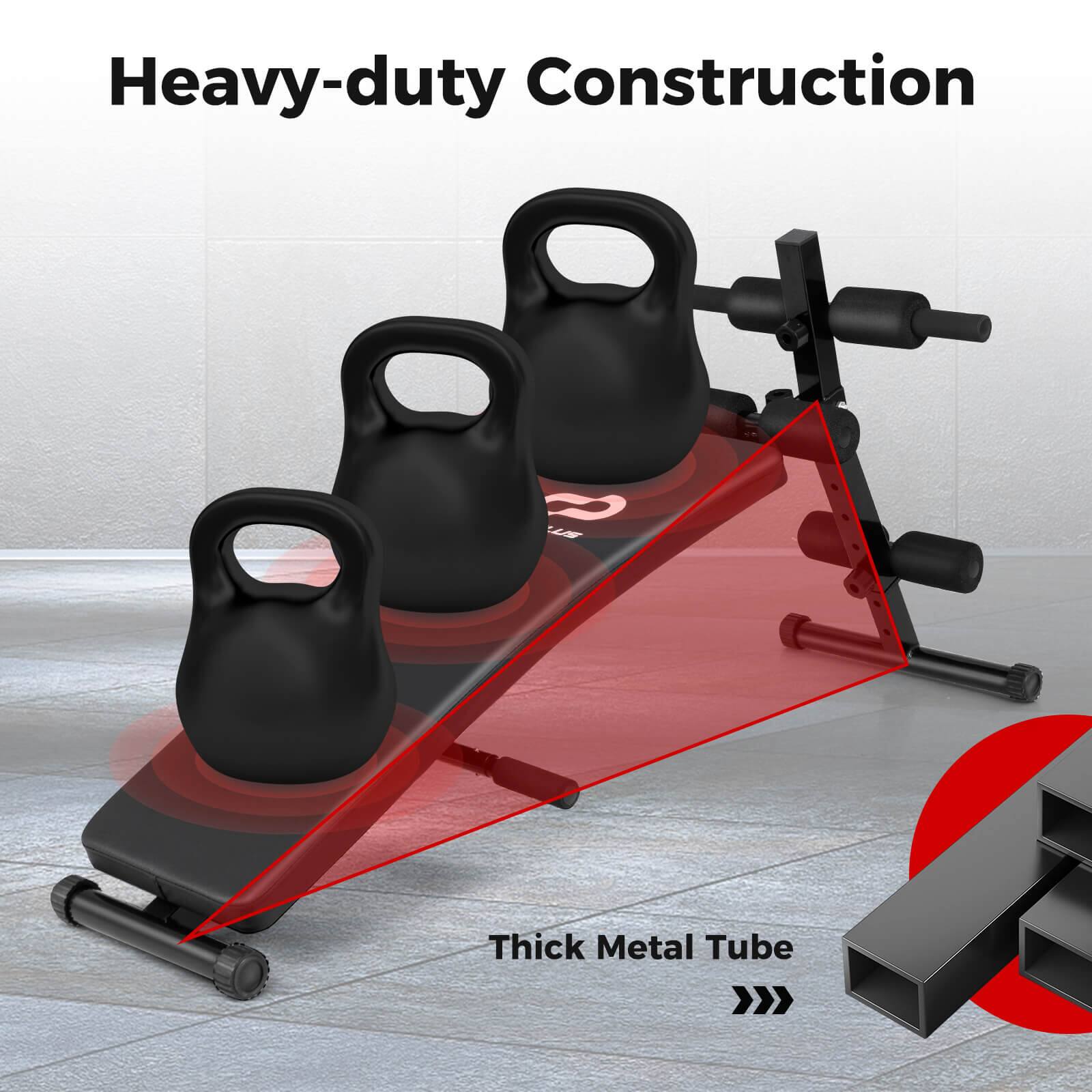 Heavy-duty Construction with a Thick Metal Tube.