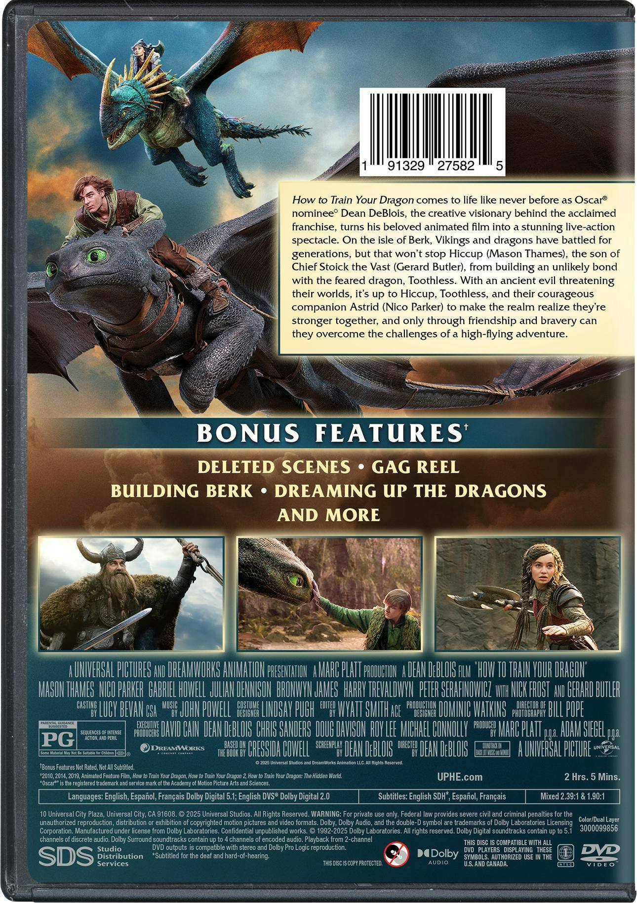 Back. How to Train Your Dragon   - DVD.