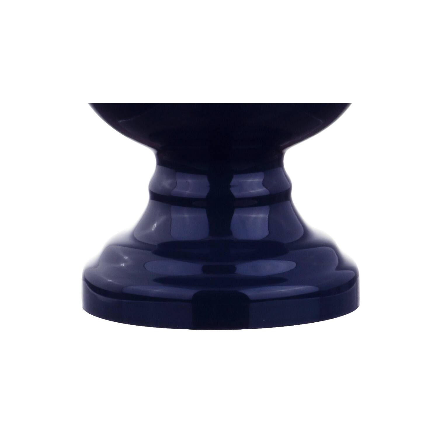 Alt View 7. Jonathan Y - Genie 28.5" Glass LED Table Lamp, Navy (Set of 2) - Navy.