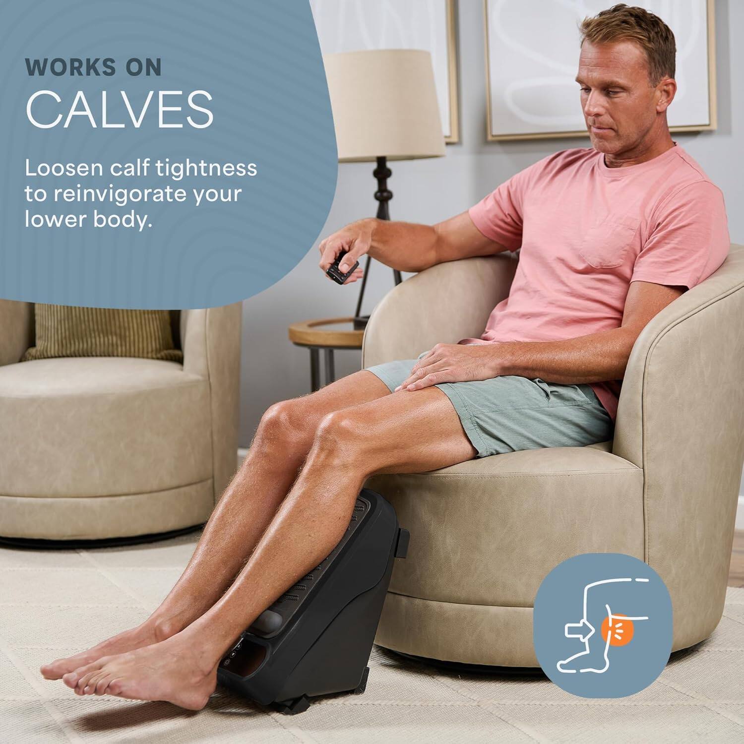 WORKS ON CALVES

Loosen calf tightness to reinvigorate your lower body.