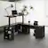Angle. FUFU & GAGA - FUFU&GAGA L - Shaped Electric Standing Desk - Adjustable Height, Home & Office Workstation - Brown & Black.