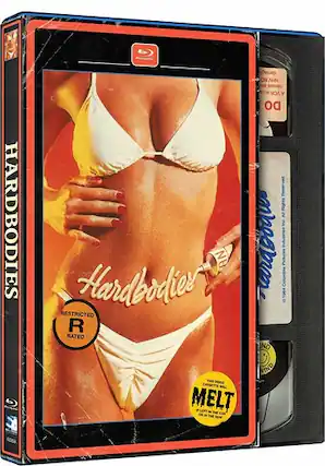 Front. Hardbodies (Retro VHS Packaging) - BLU-RAY.