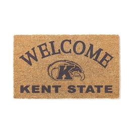 Jardine - Kent State Golden Flashes 18" x 34" Welcome Coir Doomat - Brown