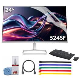 HP - 524SF 24" 16:9 FHD 1080p IPS Slim Monitor Bundle