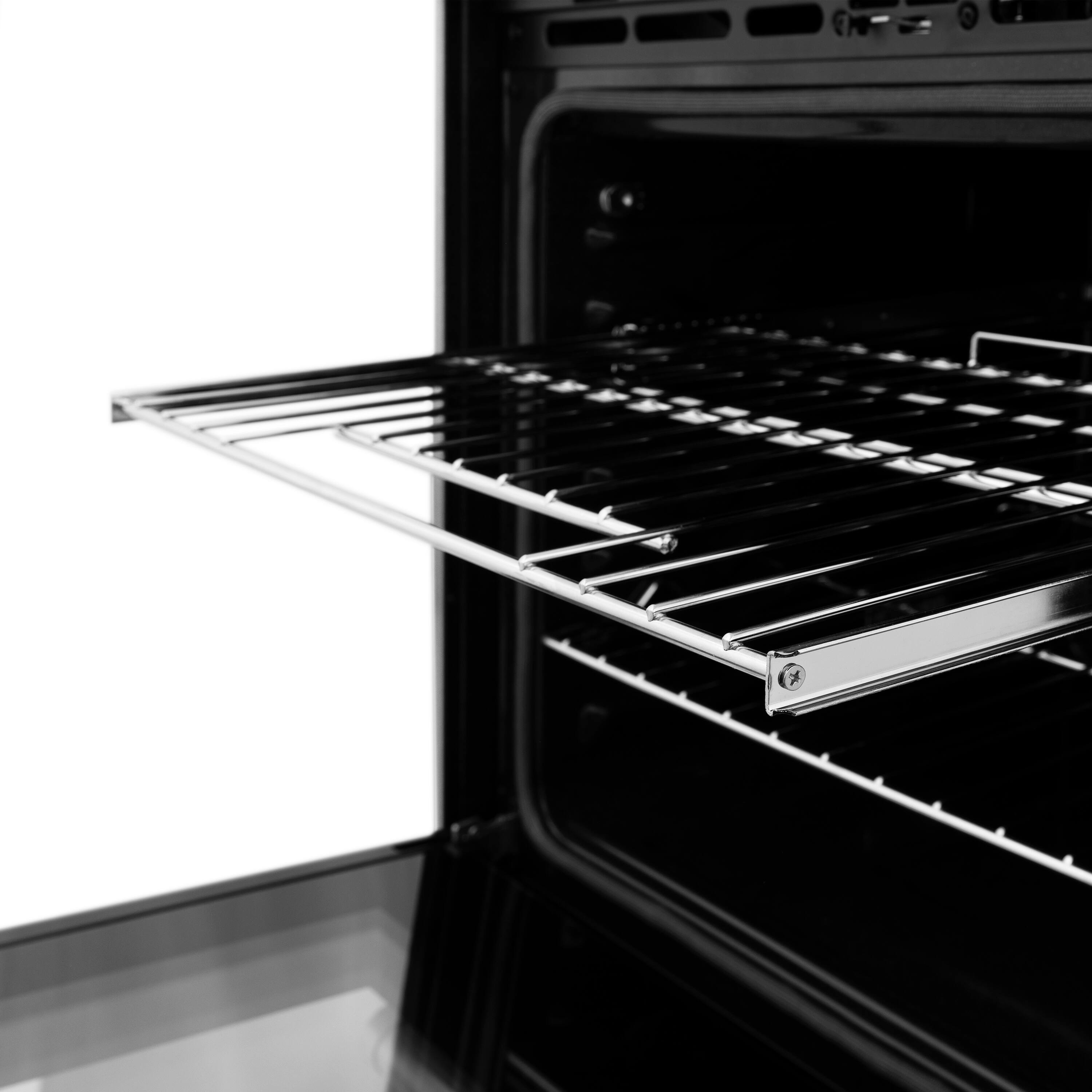 Alt View 14. ZLINE - ZLINE 30 in. Autograph Double Wall Oven w/ Air Fry in Satin Steel w/ Black Handles - Satin Stainless Steel.