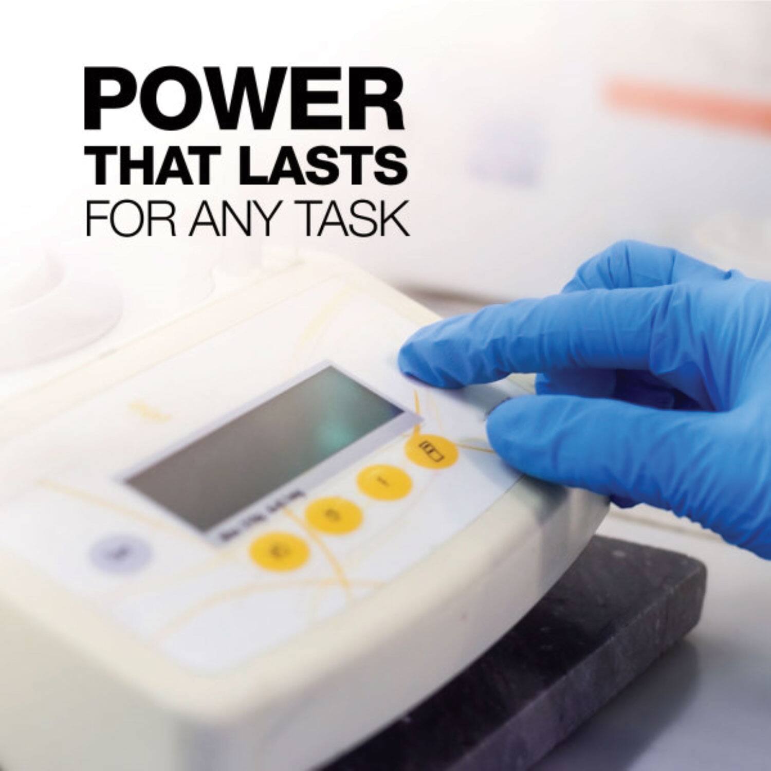 POWER THAT LASTS FOR ANY TASK