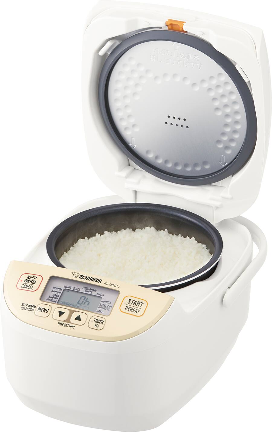 Alt View 14. Zojirushi - Micom Rice Cooker & Warmer 10 cup - White.