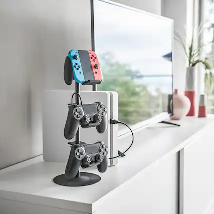 Front. Yamazaki Home - Controller Stand - Steel.