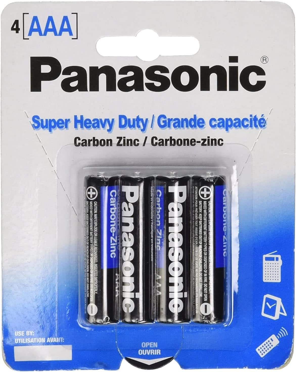 Panasonic - Super Heavy Duty Battery AAA, 4 Count