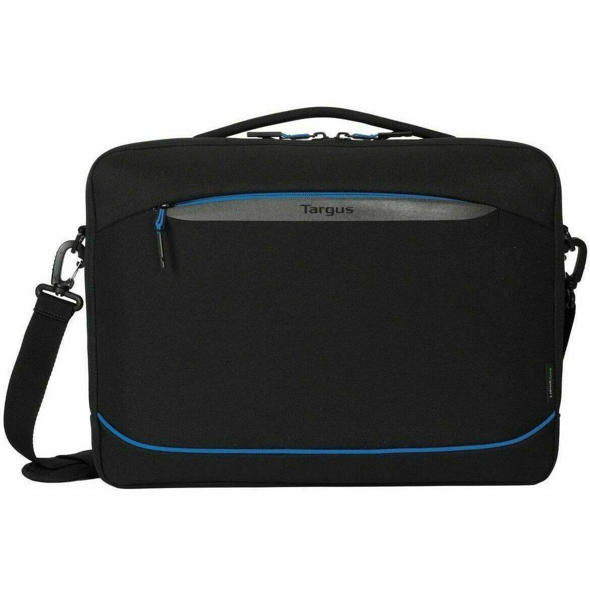 Alt View 3. Targus - Targus Coastline EcoSmart TBT940GL Carrying Case (Briefcase) for 15" to 16" Notebook - Black - Impact Resistant, Shock - Black.