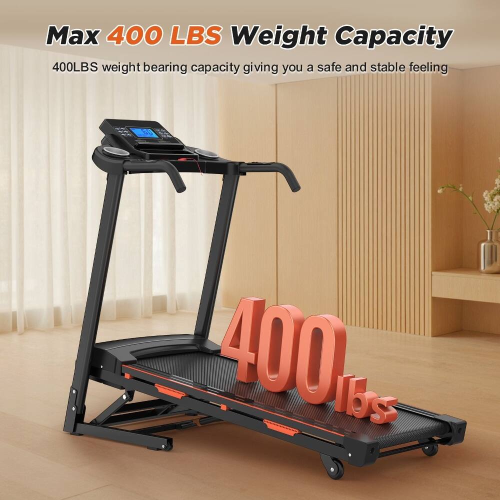 Max 400 LBS Weight Capacity  
400LBS weight bearing capacity giving you a safe and stable feeling