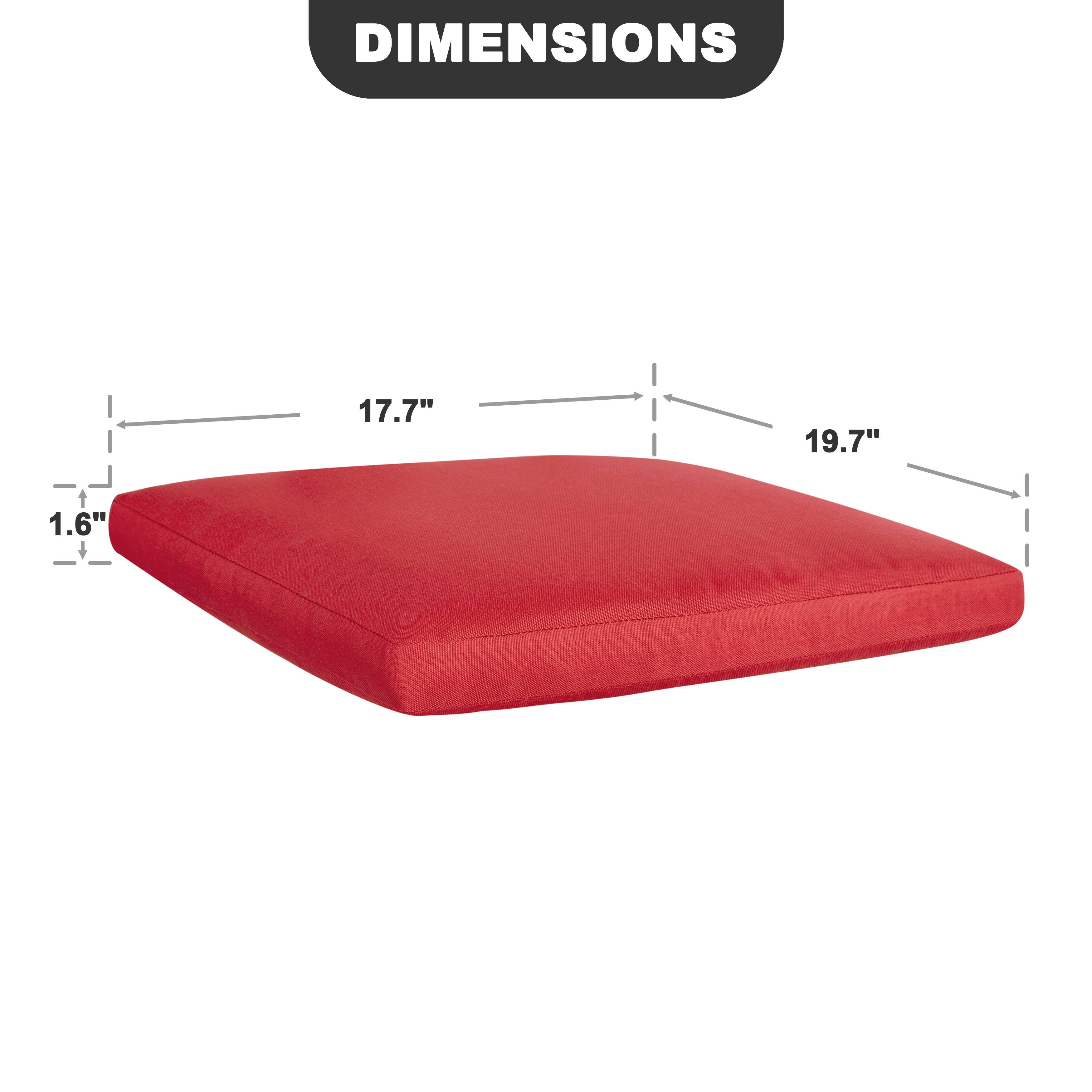 DIMENSIONS 17.7" 19.7" 1.6"