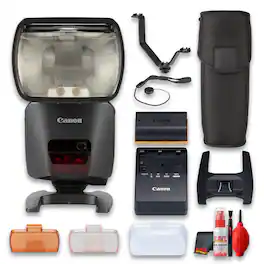Speedlite EL-1 Version 2 Flash for Canon Cameras Bundle