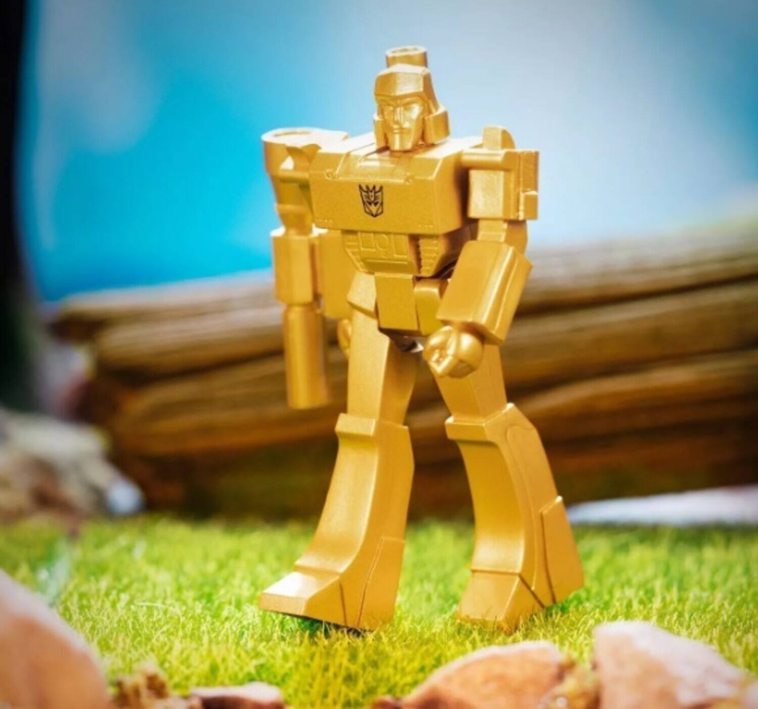 Alt View 1. Super7 - Transformers - Reaction Figures Wv1 - Megatron (Golden Lagoon)   - COLLECTIBLES - Multicolor.