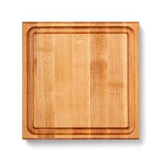 Front. John Boos - John Boos Square Maple Wood Cutting Board with Juice Groove, 12" x 12" x 1.5" - Square.