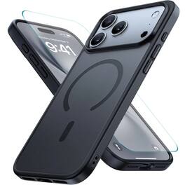 Kitcheniva - Frosted Shockproof Phone Cover For iPhone 17 Pro - Black