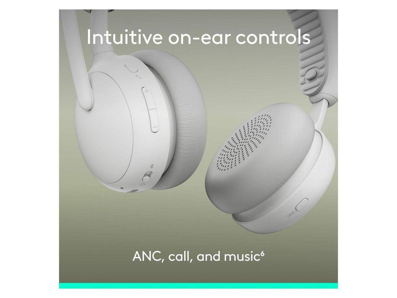 Intuitive on-ear controls

ANC, call, and music