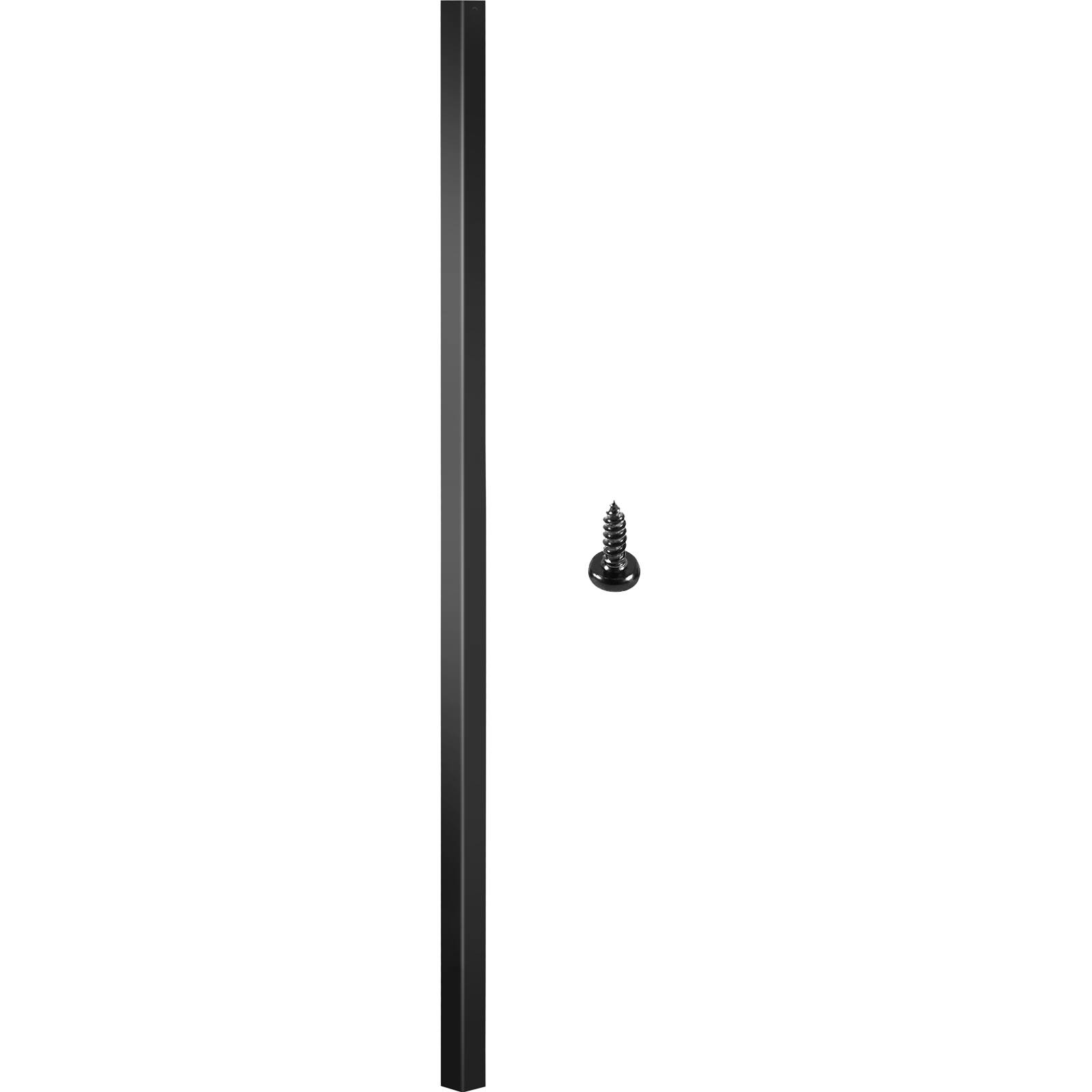 Alt View 5. VEVOR - Deck Balusters, 101 Pack Metal Deck Spindles, 32"x0.8" Staircase Baluster with Screws, Aluminum Alloy Deck Railing - Black.