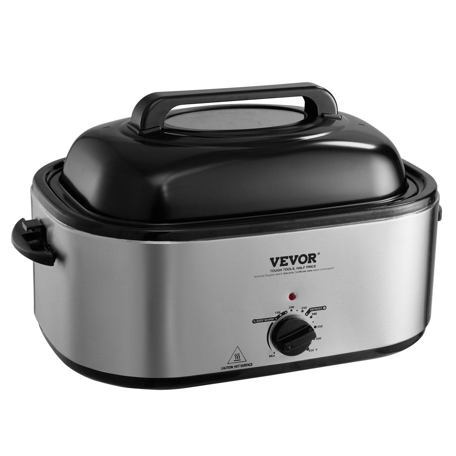 VEVOR  
TOUGH TOOLS, HALF PRICE  
Technical Support & Warranty Certificate available on website  

150  
100  
200  
300  
400  
500  

KEEP WARM  
OFF  
TIMER  

CAUTION: HOT SURFACE