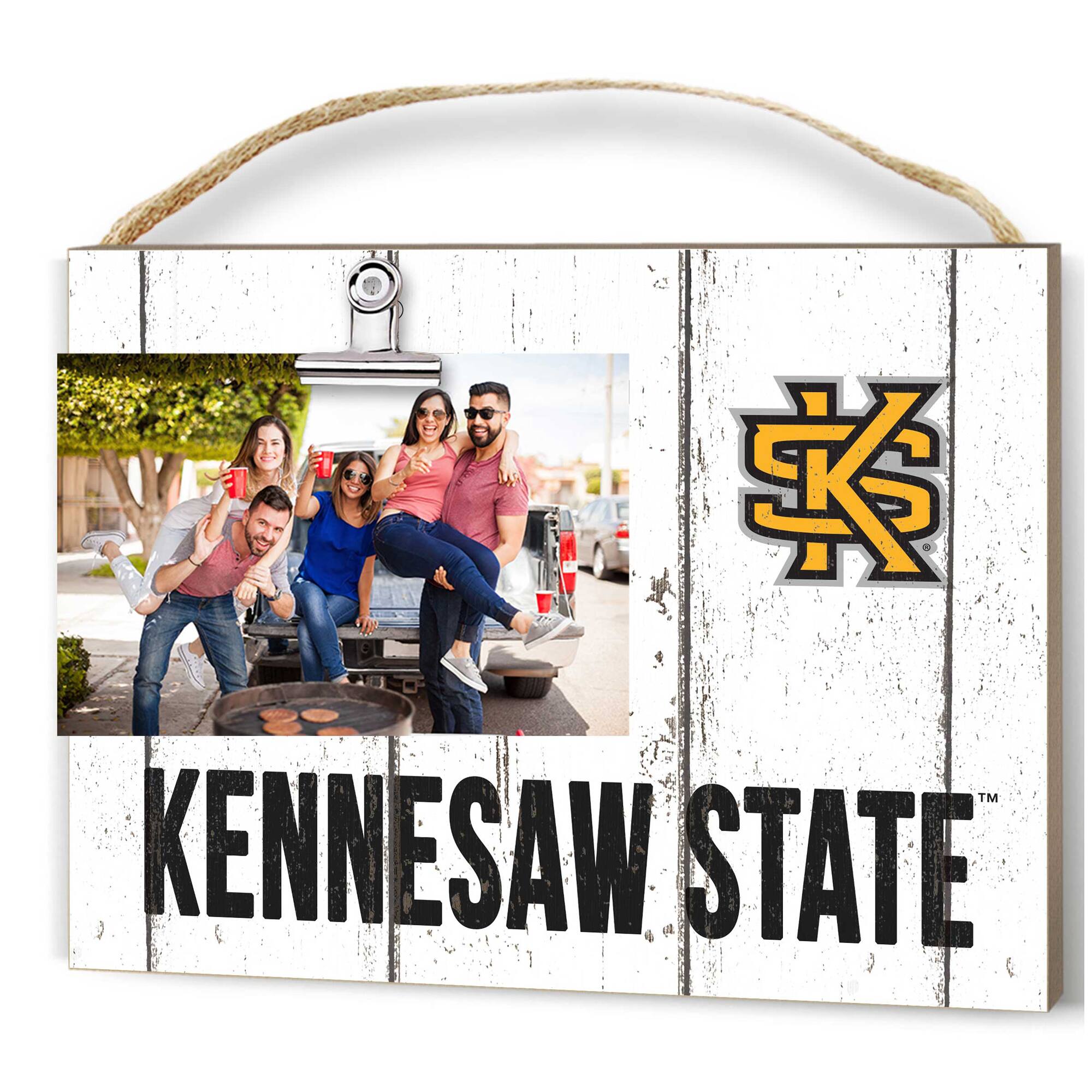 Kennesaw State Owls 8'' x 10'' Weathered Clip It Frame