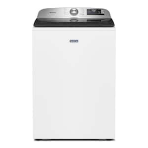 Maytag - 5.3 Cu. Ft. Smart Top Load Impeller Washer with Extra Power and Sanitize Cycle with Oxi - White