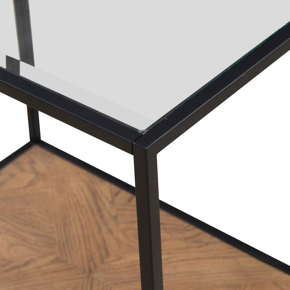 Alt View 4. Liberty Furniture Industries - Bedford Chairside Table for Living Room - Weathered Oak - Weathered Oak.