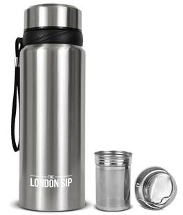 Escali - London Sip Infuser Bottle 25oz - Silver