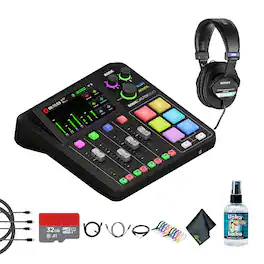 RODE - RODECaster Duo Integrated Audio Production Studio | Dual USB Interface & Bluetooth + More