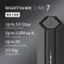 NIGHTHAWK | WiFi 7 RS100 Up to 3.6 Gbps streaming speed Up to 2,000 sq. ft. WiFi coverage Up to 50 concurrent devices 2.5 Gig internet port