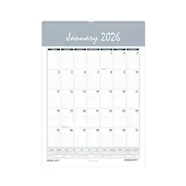 House of Doolittle - Bar Harbor Recycled Wirebound Monthly Wall Calendar 12 Month January 2026 to December 2026