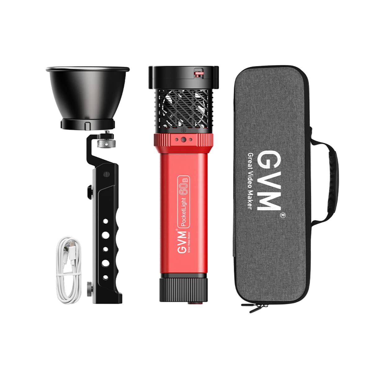 GVM - PD60B 60W Bi-Color Handheld LED Pocket Video Light