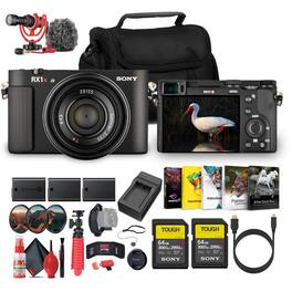 Sony - Cyber-shot DSC-RX1R III Digital Camera + 4K Monitor + Rode VideoMic + More