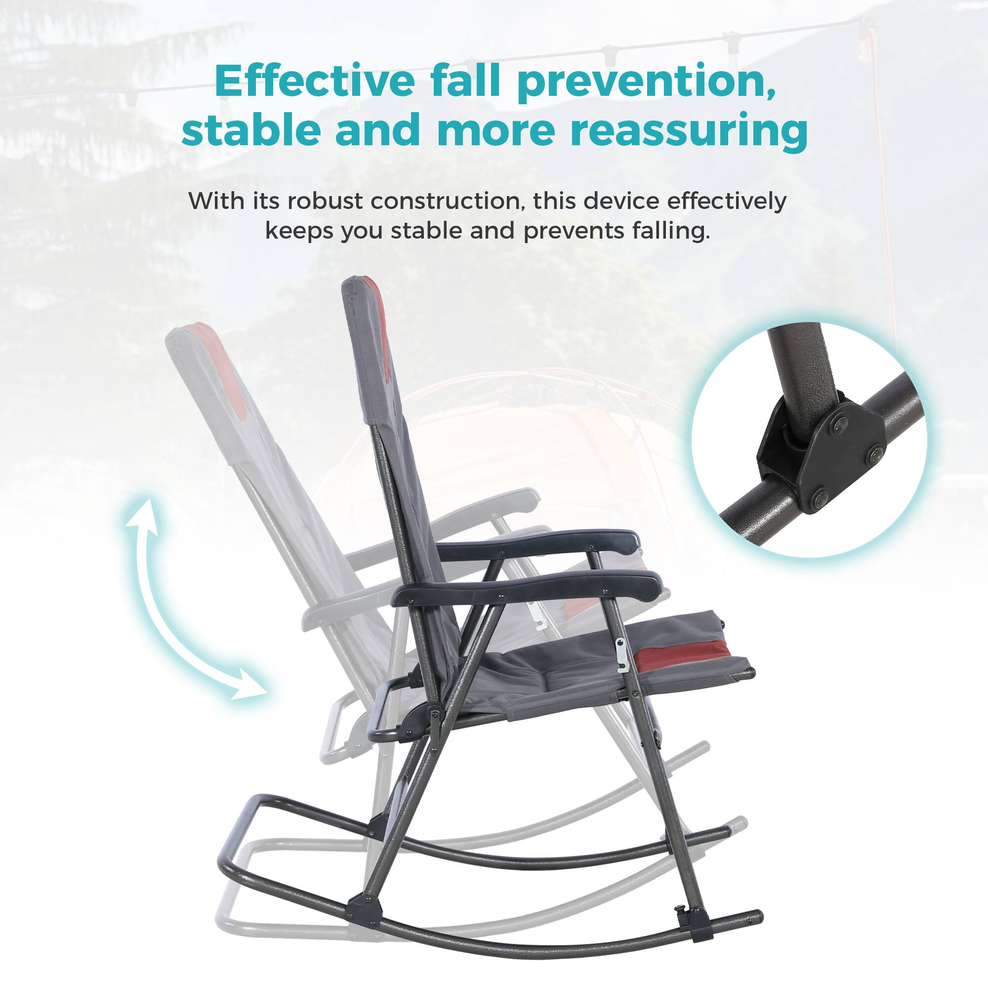 Effective fall prevention, stable and more reassuring

With its robust construction, this device effectively keeps you stable and prevents falling.