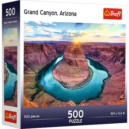 Grand Canyon, Arizona
500 pieces
500 PUZZLE
18.9 x 13.4 in
Trefl