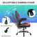 ADJUSTABLE GAMING CHAIR
- Backrest Rocking Adjustment: 90° -- 120°
- Seat Height Adjustment
- 360 Degree Swivel