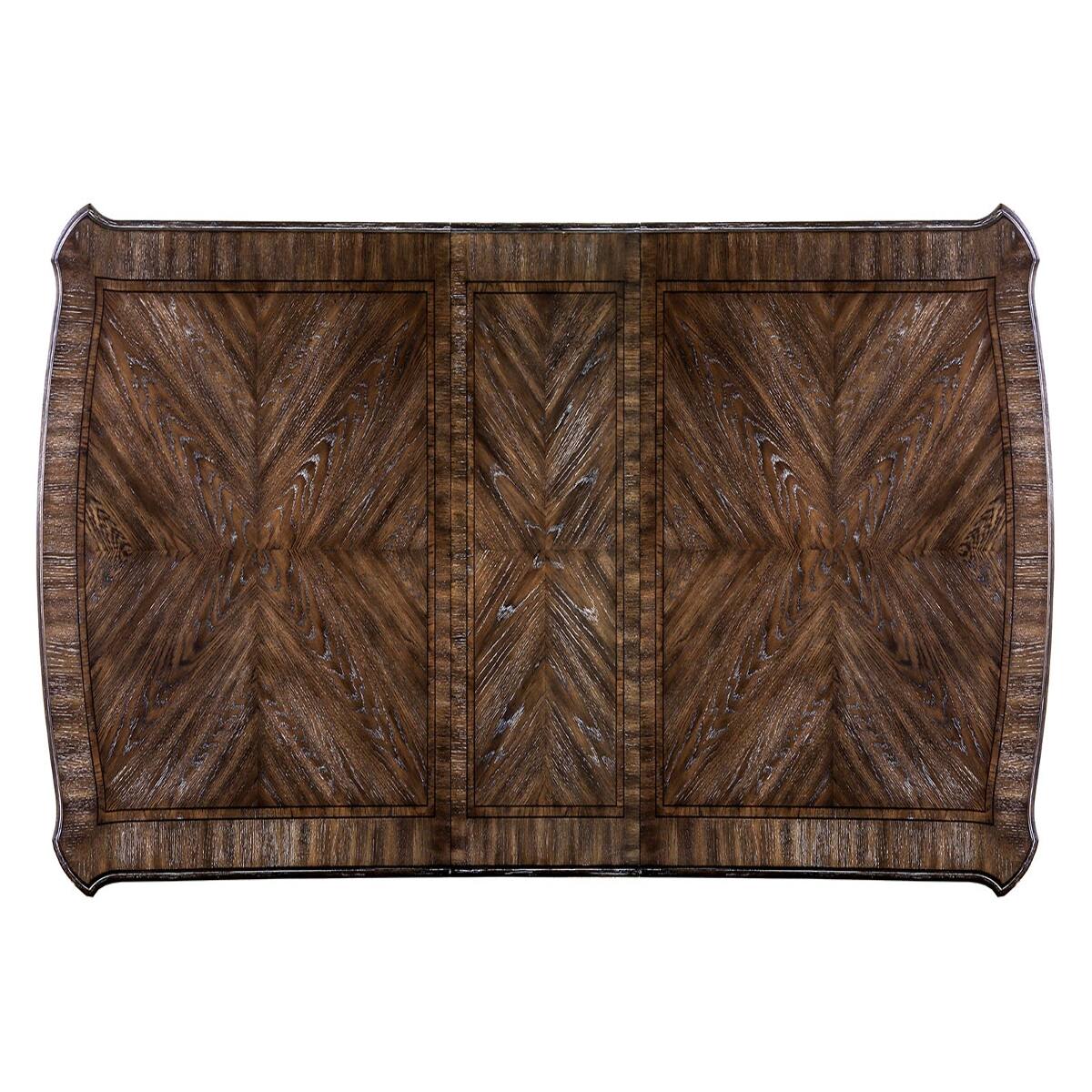 Alt View 4. Loheer - Loheer Rustic Solid Wood Dining Table with Expandable Leaf, Trestle Base, Seats 8 - Natural.
