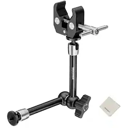 Neewer - 9.8" Magic Arm with Super Clamp, 1/4" & 3/8" Threads, 4.4lb Load, ST25C