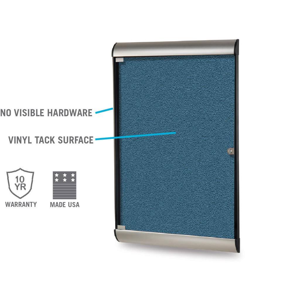 NO VISIBLE HARDWARE  
VINYL TACK SURFACE  
10 YR WARRANTY  
MADE USA